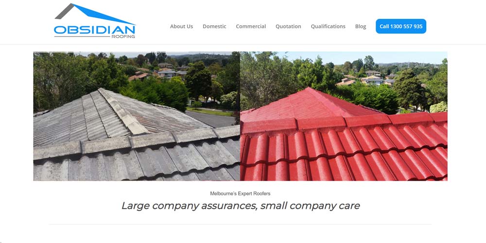 obsidian roofing